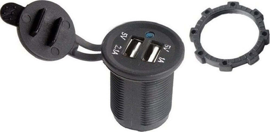 Presa Di Ricarica 1a 2.1a 12v Moto Impermeabile Doppia Porta Usb Atv Barca Auto Elettronica/Cellulari e accessori/Accessori/Caricabatterie/Caricabatterie da auto Trade Shop italia - Napoli, Commerciovirtuoso.it