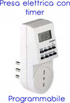 PRESA ELETTRICA 230 V TEMPORIZZATA CON TIMER SETTIMANALE E 24 ORE PROGRAMMABILE Fai da te/Materiale elettrico/Prese elettriche ed accessori/Spine intelligenti e telecomandate Trade Shop italia - Napoli, Commerciovirtuoso.it