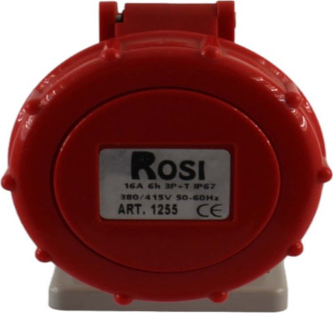 Presa-fissa-da-parete-90-3P+T-16A-380V-50/60Hz-IP67-Rosi