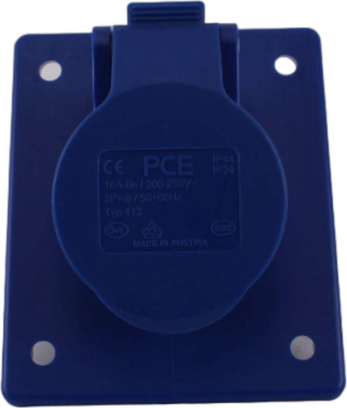 Presa-Incasso-32A-2P+T-220V-IP44-Flangia-80X97-PCE