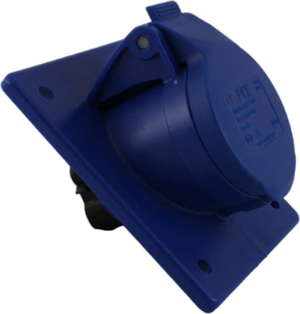 Presa-Incasso-32A-2P+T-220V-IP44-Flangia-80X97-PCE