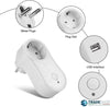 Presa Intelligente Wifi Smart Plug Spina Compatibile Google Home Alexa Echo Usb Elettronica e telefonia > Materiale Elettrico > Multiprese e Avvolgicavo Trade Shop italia - Napoli, Commerciovirtuoso.it