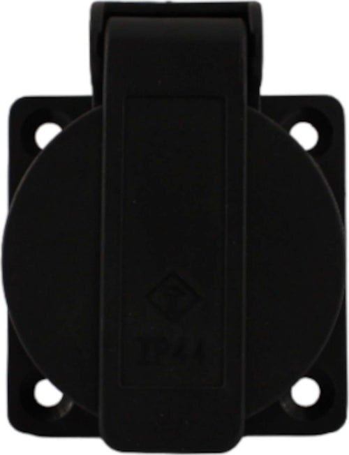 Presa-Nera-16A-2P+T-Schuko-48X48-KEDU
