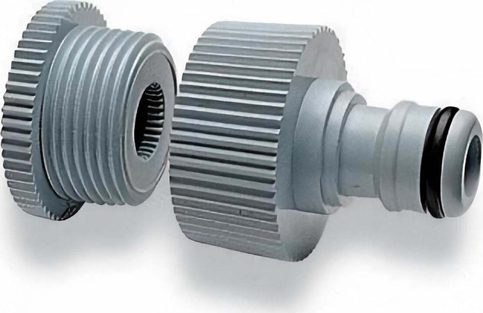 Presa rubinetto filettato 3/4” femmina con riduzione filettata 1/2” F Giardino e giardinaggio/Attrezzi da giardino e attrezzature per l'irrigazione/Attrezzature per l'irrigazione/Pompe e accessori/Parti e connettori La Zappa - Altamura, Commerciovirtuoso.it