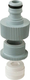Presa rubinetto filettato femmina con rduzione 22 x 1 femmina e 24 x 1 maschio Giardino e giardinaggio/Attrezzi da giardino e attrezzature per l'irrigazione/Attrezzature per l'irrigazione/Pompe e accessori/Parti e connettori La Zappa - Altamura, Commerciovirtuoso.it