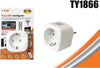Presa Spina Schuko Adattatore Elettrica Intelligente Wifi 16a 3680 Watt Ty1866 Fai da te/Materiale elettrico/Prese elettriche ed accessori/Spine intelligenti e telecomandate Trade Shop italia - Napoli, Commerciovirtuoso.it