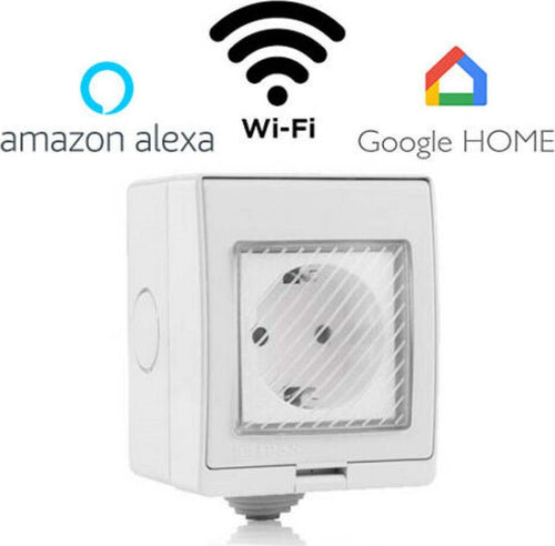 Presa Spina Shuko Esterno Wifi Smart Home Amazon Alexa Google Home V-tac Vt-5001 Casa, arredamento e bricolage > Materiale Elettrico Trade Shop italia - Napoli, Commerciovirtuoso.it