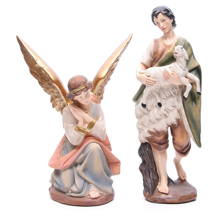 Natività completa con re magi presepe in poliresina 11 soggetti