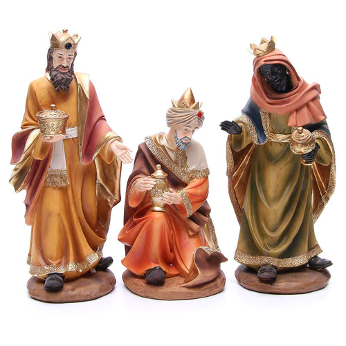 Set dei 3 re magi per presepe decorazione natalizia soggetti natività
