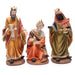 Set dei 3 re magi per presepe decorazione natalizia soggetti natività