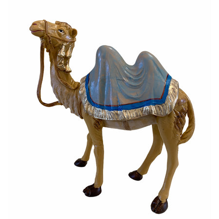 Cammello dei re magi per presepe h 16 cm natività decorazione natalizia in resina