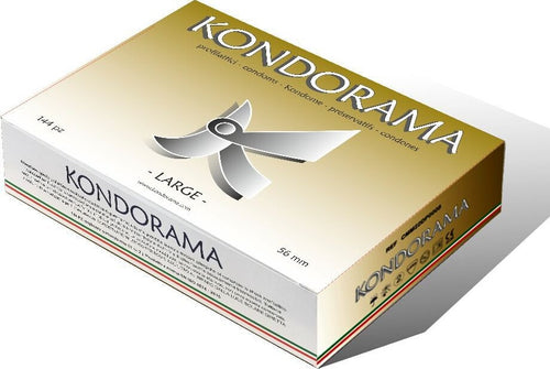 Preservativi Kondorama Large Profilattici Preservativi Trasparenti non Aromatizzati 144 pz diametro 56 mm Salute e cura della persona/Erotismo e contraccezione/Sesso sicuro e contraccezione/Preservativi/Preservativi maschili Kondorama - Martinsicuro, Commerciovirtuoso.it