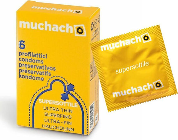 Preservativi-Trasparenti-Misura-Normale-Senza-Aroma-20-Confezioni-Da-6pz-Muchacho-Super-Sottili-Profilattici