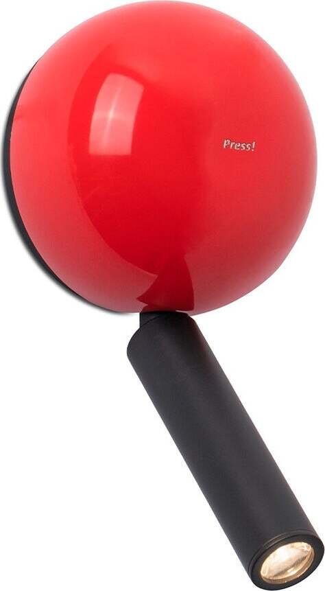 PRESS Lampada da parete llettore rosso Illuminazione/Illuminazione per interni/Illuminazioni per pareti/Applique Led Mall Home - Napoli, Commerciovirtuoso.it