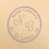Timbro a Secco Ex Libris Iniziali