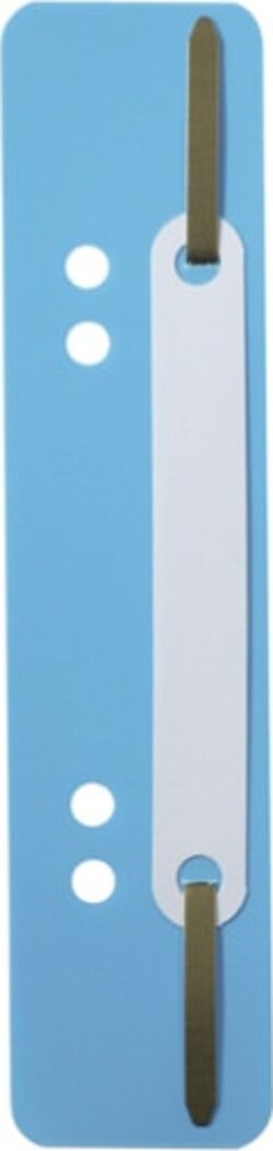 Pressini fermafogli - 38x150 mm - azzurro - Durable - conf. 25 pezzi Cancelleria e prodotti per ufficio/Archivio ufficio e accessori per scrivania/Archivio ufficio/Cartelle sospese e accessori/Indici per cartelle sospese Eurocartuccia - Pavullo, Commerciovirtuoso.it