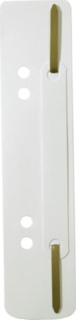 Pressini fermafogli - 38x150 mm - bianco - Durable - conf. 25 pezzi Cancelleria e prodotti per ufficio/Archivio ufficio e accessori per scrivania/Archivio ufficio/Cartelle sospese e accessori/Indici per cartelle sospese Eurocartuccia - Pavullo, Commerciovirtuoso.it