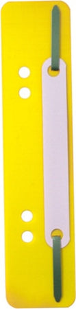 Pressini fermafogli - 38x150 mm - giallo - Durable - conf. 25 pezzi Cancelleria e prodotti per ufficio/Archivio ufficio e accessori per scrivania/Archivio ufficio/Cartelle sospese e accessori/Indici per cartelle sospese Eurocartuccia - Pavullo, Commerciovirtuoso.it