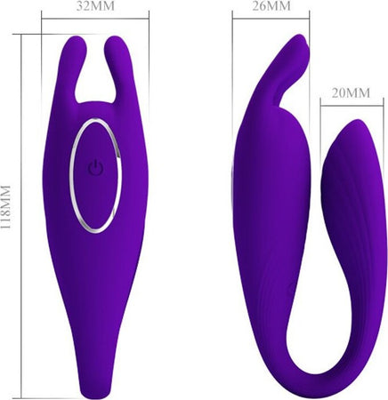 Pretty Love Bill Vibratore Gioco Di Coppia Wireless 12 Funzioni In Silicone Salute e cura della persona/Erotismo e contraccezione/Sex toys/Vibratori/Vibratori per coppia Kondorama - Martinsicuro, Commerciovirtuoso.it