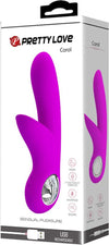 Pretty Love Carol Vibratore Vaginale In Silicone Viola Con Stimolatore Clitoride E Anello Cromato 7 funzioni di vibrazione 5 livelli di controllo della velocità Ricaricabile USB Salute e cura della persona/Erotismo e contraccezione/Sex toys/Vibratori/Vibratori Rabbit Kondorama - Martinsicuro, Commerciovirtuoso.it