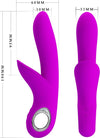 Pretty Love Carol Vibratore Vaginale In Silicone Viola Con Stimolatore Clitoride E Anello Cromato 7 funzioni di vibrazione 5 livelli di controllo della velocità Ricaricabile USB Salute e cura della persona/Erotismo e contraccezione/Sex toys/Vibratori/Vibratori Rabbit Kondorama - Martinsicuro, Commerciovirtuoso.it