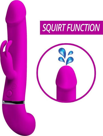 Pretty Love Henry Vibratore Rabbit di Design 100% Silicone Colore Fuxia Ricaricabile USB 12 funzioni di Vibrazione Salute e cura della persona/Erotismo e contraccezione/Sex toys/Vibratori/Vibratori Rabbit Kondorama - Martinsicuro, Commerciovirtuoso.it