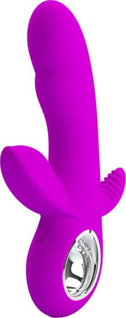 Pretty Love Humphray Vibratore Vaginale In Silicone Viola Con Doppio Stimolatore Clitoride Anale e Anello Cromato Ricaricabile Usb Salute e cura della persona/Erotismo e contraccezione/Sex toys/Vibratori/Vibratori Rabbit Kondorama - Martinsicuro, Commerciovirtuoso.it
