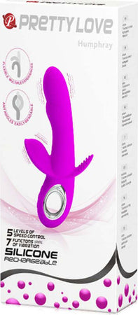 Pretty Love Humphray Vibratore Vaginale In Silicone Viola Con Doppio Stimolatore Clitoride Anale e Anello Cromato Ricaricabile Usb Salute e cura della persona/Erotismo e contraccezione/Sex toys/Vibratori/Vibratori Rabbit Kondorama - Martinsicuro, Commerciovirtuoso.it