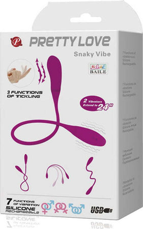 Pretty Love Snaky Deluxe 7v + 3 Vibratore In Silicone Morbido Flessibile Elastico Con Effetto Solletico Salute e cura della persona/Erotismo e contraccezione/Sex toys/Vibratori/Vibratori Lay-on Kondorama - Martinsicuro, Commerciovirtuoso.it