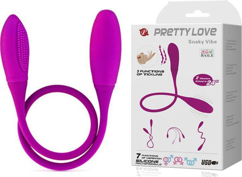 Pretty Love Snaky Deluxe 7v + 3 Vibratore In Silicone Morbido Flessibile Elastico Con Effetto Solletico Salute e cura della persona/Erotismo e contraccezione/Sex toys/Vibratori/Vibratori Lay-on Kondorama - Martinsicuro, Commerciovirtuoso.it