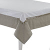 Tovaglia Ikebana idrorepellente in lino e cotone panama elegante