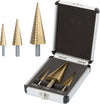 Prfex3/vb Set Di 3 Punte A Gradino In Acciaio Hss Oro Placcate In Titanio Fai da te/Utensili elettrici e a mano/Accessori per utensili elettrici/Set punte per trapani Trade Shop italia - Napoli, Commerciovirtuoso.it