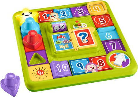 Prime-attività-Fisher-Price-HRB69-RIDI-E-IMPARA-Tabellone-Interattivo