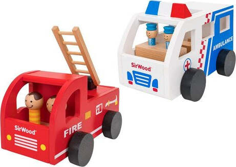 Prime-attività-Globo-39920-SIR-WOOD-Mezzo-Sos-Soccorso-in-legno-Assort