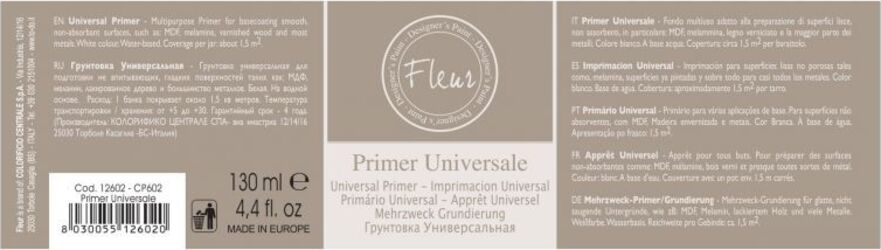 Primer universale 130 ml p02 bianco Fai da te/Pitture trattamenti per pareti e utensili/Vernice e fondo/Primer Led Mall Home - Napoli, Commerciovirtuoso.it