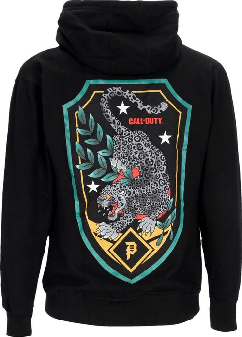 PRIMITIVE-Felpa-Cappuccio-Uomo-Black-Jaguar-Zip-Hoodie-X-Call-Of-Duty-Black-da-uomo