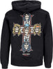 PRIMITIVE-Felpa-Cappuccio-Uomo-Cross-Hoodie-X-Guns-N'-Roses-Black-da-uomo
