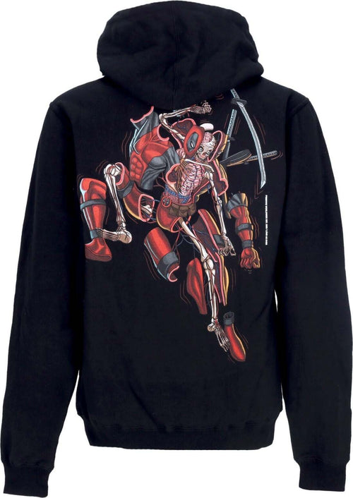 PRIMITIVE-Felpa-Cappuccio-Uomo-Deadpool-Hoodie-X-Marvel-X-Nychos-Black-da-uomo