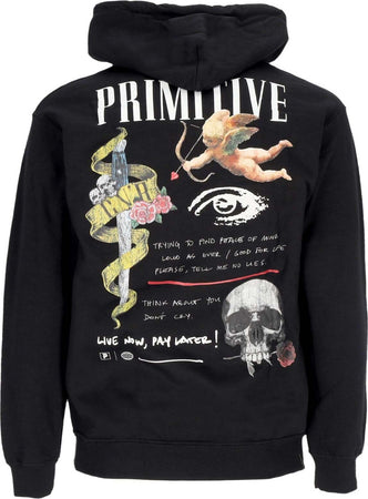 PRIMITIVE-Felpa-Cappuccio-Uomo-Don't-Cry-Hoodie-X-Guns-N'-Roses-Black-da-uomo