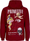 PRIMITIVE-Felpa-Cappuccio-Uomo-Don't-Cry-Hoodie-X-Guns-N'-Roses-Burgundy-da-uomo