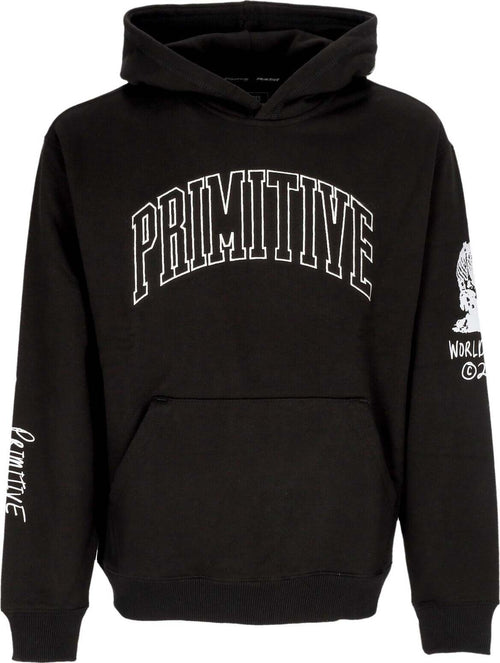 PRIMITIVE-Felpa-Cappuccio-Uomo-Estranged-Hoodie-X-Guns-N'-Roses-Black-da-uomo