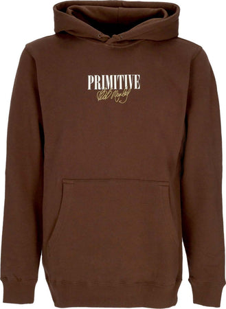 PRIMITIVE-Felpa-Cappuccio-Uomo-Forever-Hoodie-X-Bob-Marley-Brown-da-uomo