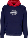 PRIMITIVE-Felpa-Cappuccio-Uomo-Global-Two-Tone-Hood-X-Independent-Navy-da-uomo