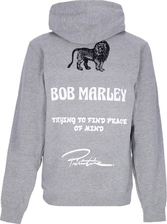 PRIMITIVE-Felpa-Cappuccio-Uomo-Heartache-Hoodie-X-Bob-Marley-Athletic-Heather-da-uomo