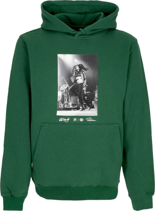 PRIMITIVE-Felpa-Cappuccio-Uomo-Heartache-Hoodie-X-Bob-Marley-Forest-Green-da-uomo
