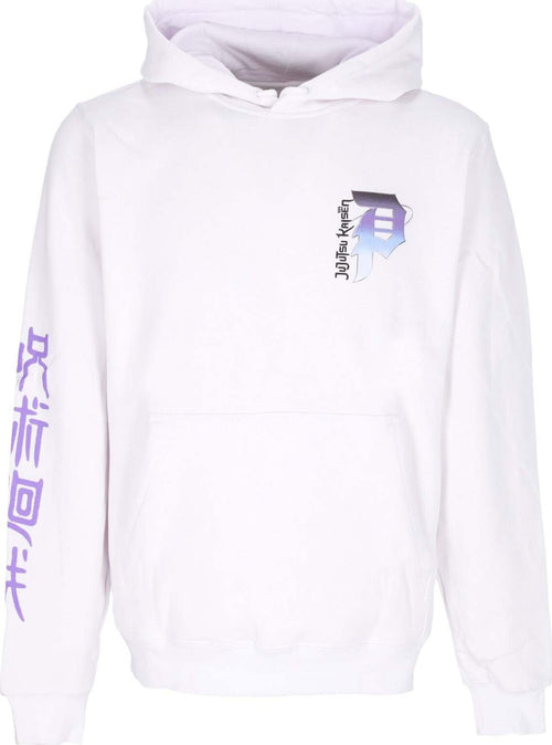PRIMITIVE-Felpa-Cappuccio-Uomo-Nobara-Hoodie-X-Jujutsu-Kaisen-White-da-uomo