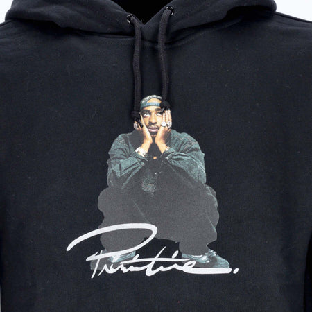 PRIMITIVE-Felpa-Cappuccio-Uomo-Shakur-Hood-X-Tupac-Black-da-uomo