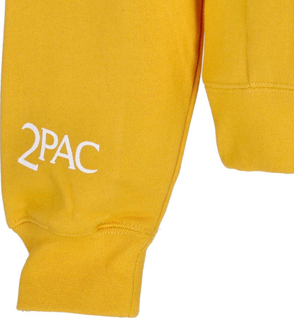 PRIMITIVE-Felpa-Cappuccio-Uomo-Shakur-Hood-X-Tupac-Gold-da-uomo