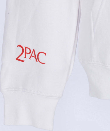 PRIMITIVE-Felpa-Cappuccio-Uomo-Shakur-Hood-X-Tupac-White-da-uomo