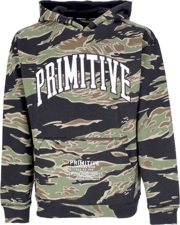PRIMITIVE-Felpa-Cappuccio-Uomo-Tiger-Hoodie-Camouflage-da-uomo